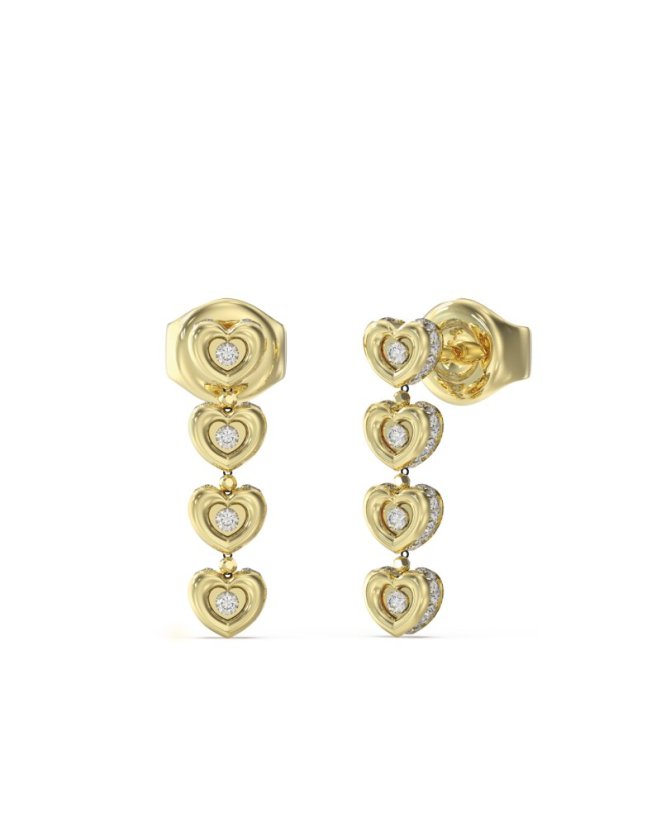 Guess LOVE náušnice JUBE05473JWYGT/U Guess LOVE náušnice JUBE05473JWYGT/U