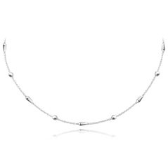 MINET Stříbrný náhrdelník