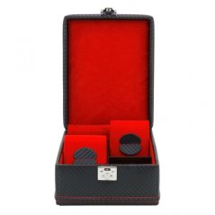 Kazeta na hodinky FRIEDRICH LEDERWAREN 32049-2 Carbon