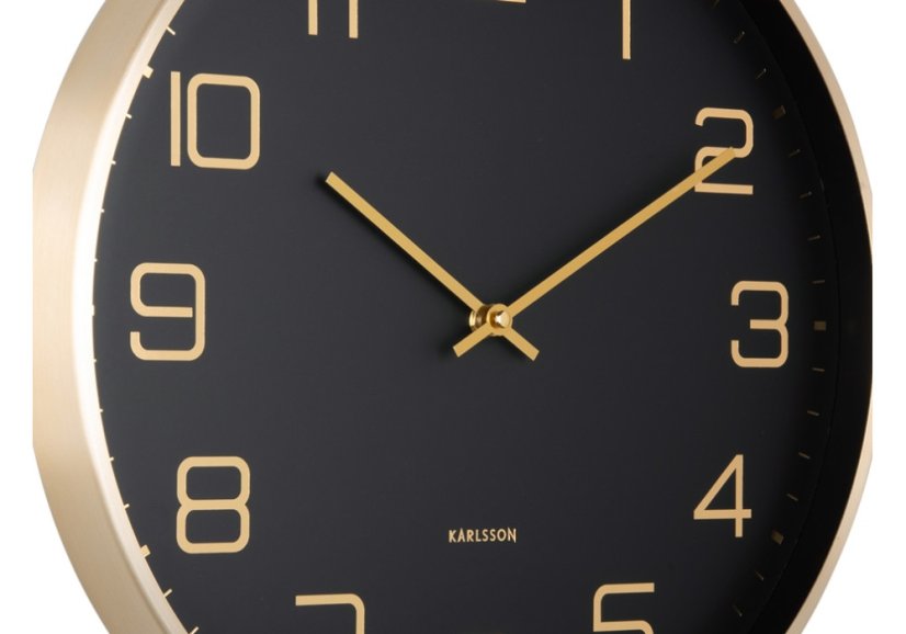 Dizajnové nástenné hodiny 5973BK Karlsson 40cm