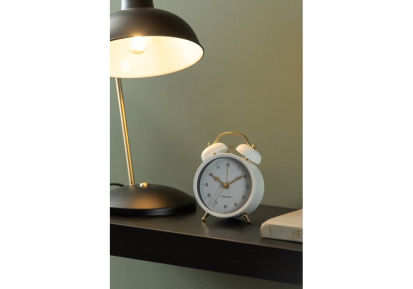 Dizajnový budík 5998WH Karlsson 13,5cm