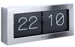Dizajnové nástenné/Stolné preklápacie hodiny 5642ST Karlsson 37cm