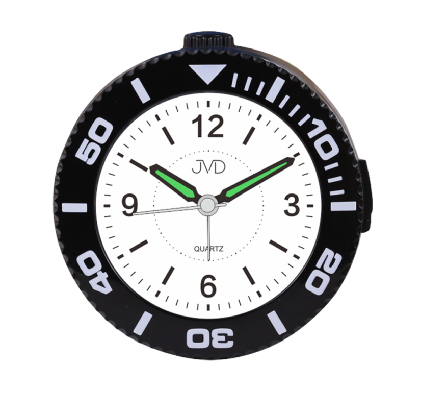 Ručičkový budík s tichým chodem JVD SRP507.1 Ručičkový budík s tichým chodem JVD SRP507.1