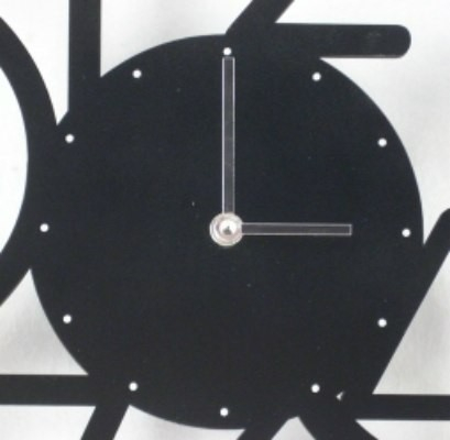 Dizajnové nástenné hodiny 1501 Calleadesign 30cm Farba červená