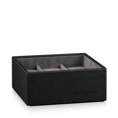 Kazeta na hodinky HEISSE & SÖHNE 70019-128.37 HS Mirage XL - dolný modul pre 6 hodiniek - Schwarz