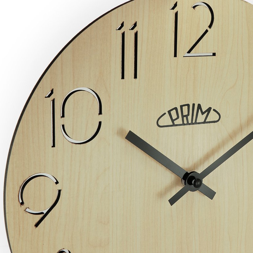 Dřevěné hodiny PRIM E01P.3942.51