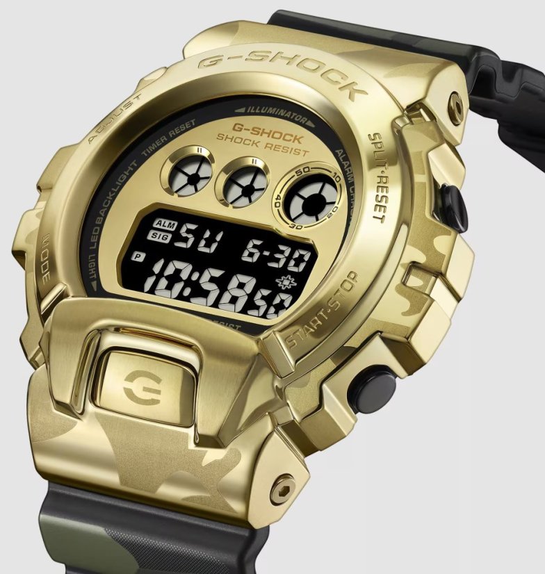 CASIO GM-6900CMG-3ER G-Shock Camo and Gold