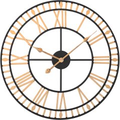 Designové nástěnné kovové hodiny s tichým chodem MPM Colosseum - E04.4488.9080