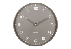 Dizajnové nástenné hodiny 6053GY Karlsson 40cm