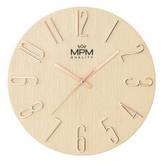 Nástenné hodiny s tichým chodom MPM Primera - C - E01.4302.23
