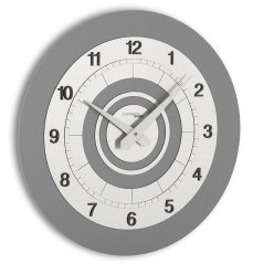 Dizajnové nástenné hodiny I410N grey IncantesimoDesign 40cm