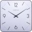 Dizajnové nástenné hodiny 3174 Nextime Square Dome 35cm