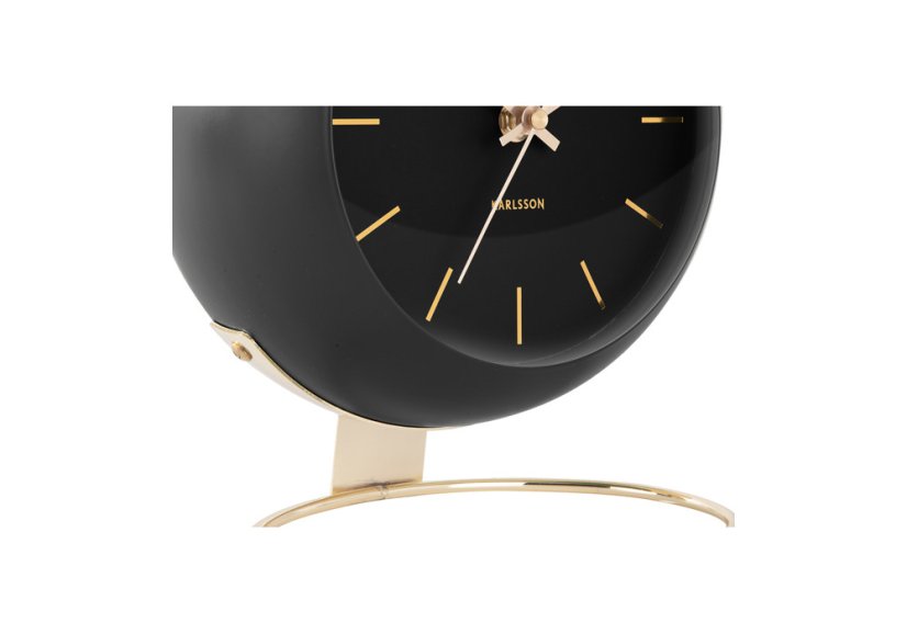 Dizajnové stolné hodiny 5832BK Karlsson 25cm