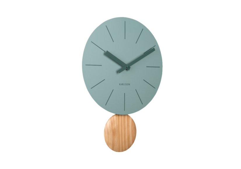 Dizajnové kyvadlové hodiny 5967GR Karlsson 41cm