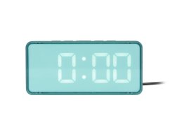Dizajnové LED hodiny - budík 6040BL Karlsson 14cm