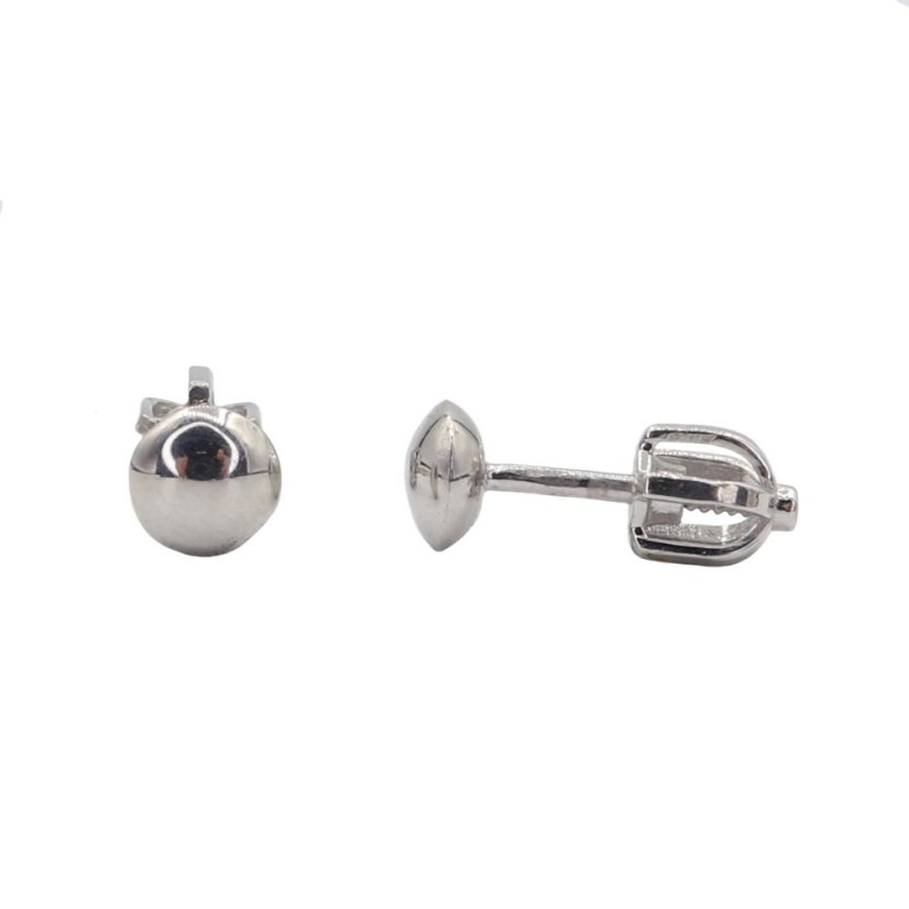 Zlaté náušnice z bílého zlata PZE332W (585/1000) 1.15 g