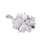 Nerezový prívesok Floral Elegance - strieborné farby - SPD.8260