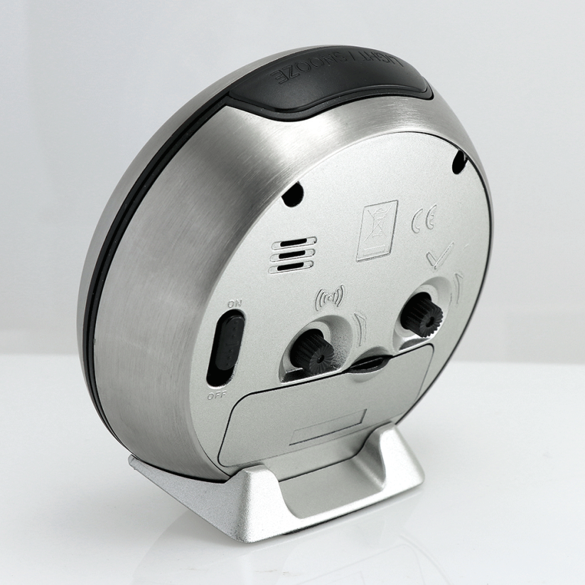 Budík PRIM Retro Alarm - Silver (C01P.3815.7000)