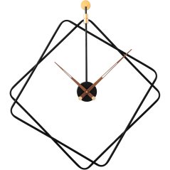 Moderní nástěnné kovové hodiny s tichým chodem MPM Frames - E04.4478.90