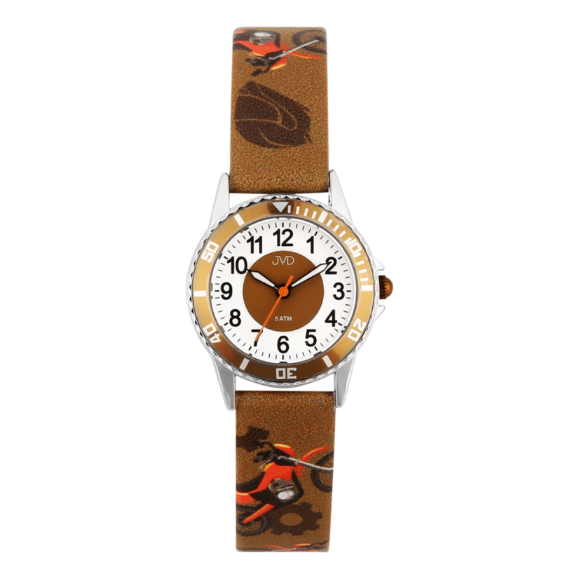 Dětské náramkové hodinky s motivem motorka JVD J7233.2