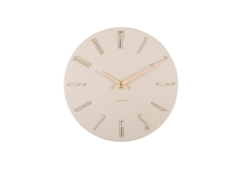 Dizajnové nástenné hodiny 6072WH Karlsson 40cm