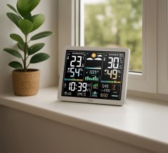 Rádiom riadená meteorologická stanica JVD RB3568