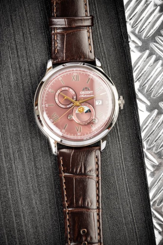 Orient Classic Bambino 2nd Generation Version9 Sun & Moon Automatic RA-AK0807R30B Limited Edition 9500pcs