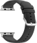 LAVVU Černý silikonový řemínek na hodinky pro APPLE WATCH 42-44 mm