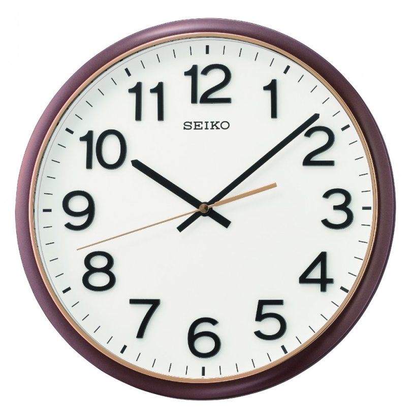 Nástěnné hodiny s tichým chodem Seiko QXA750B