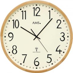 Nástěnné rádiem řízené hodiny AMS 5534