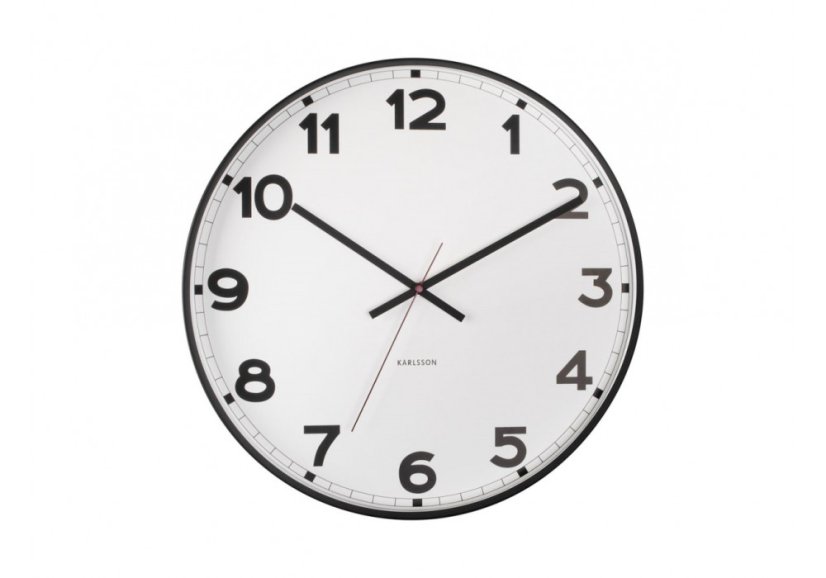 Dizajnové nástenné hodiny 5847WH Karlsson 41cm