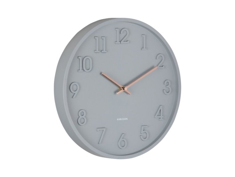 Dizajnové nástenné hodiny 6041GY Karlsson 30cm