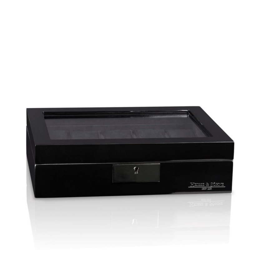 Kazeta na hodinky HEISSE & SÖHNE 70019-196.142 HS Tenor 10 - Schwarz