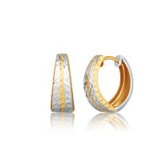 Zlaté náušnice z bieleho zlata ZE0965XJ81-4100 (585/1000) 1,41g