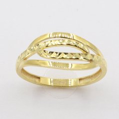Zlatý prsten AZR3630, vel. 57, 1.7 g