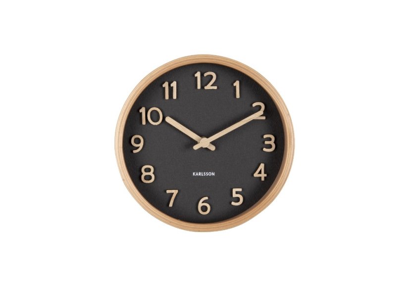 Dizajnové nástenné/Stolné hodiny KA5875BK Karlsson 18cm