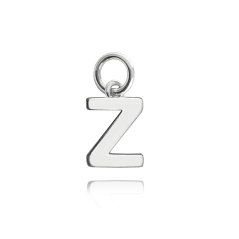 MINET Strieborný príves drobné písmeno "Z"