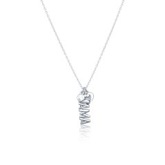 Stříbrný náhrdelník JVD SVLN0371X61BI45