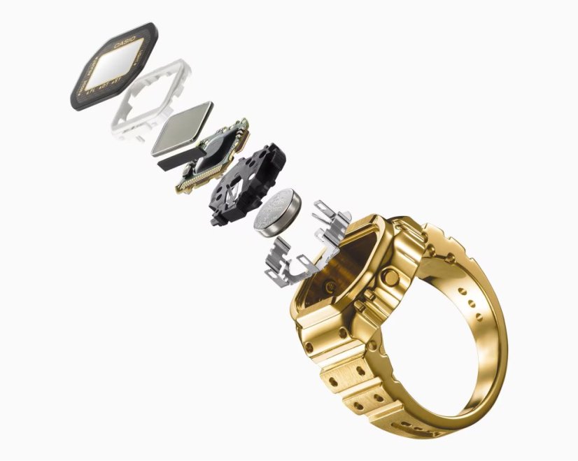 CASIO CRW-001G-9ER 50th Anniversary Ring Watch