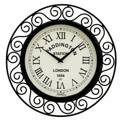 Dizajnové nástenné hodiny 5589 AMS riadené rádiovým signálom 35cm