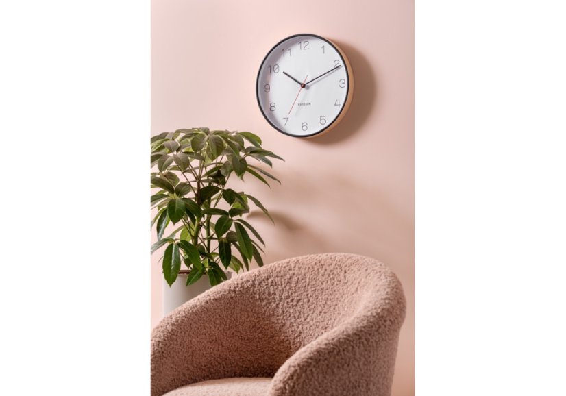 Dizajnové nástenné hodiny 5926BK Karlsson 40cm