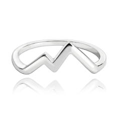 MINET Cestovatelský stříbrný prsten HORY vel. 53