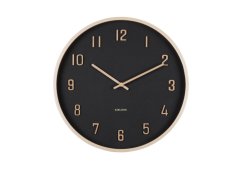Dizajnové nástenné hodiny 6117BK Karlsson 40cm