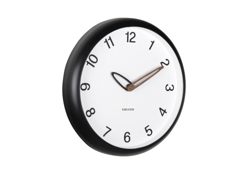 Dizajnové nástenné hodiny 6043BK Karlsson 30cm