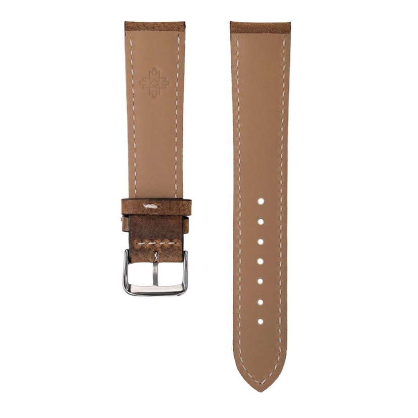 Kožený remienok na hodinky PRIM E39.5475 (20 mm, XL) - hnedý - E39.5475.50.REM/20B-D666L/RL