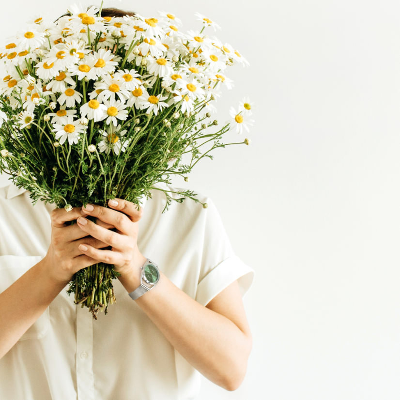 MINET Strieborné dámske hodinky ICON GREEN MESH