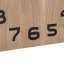 Nástěnné dřevěné hodiny s tichým chodem MPM Topg - E07M.4260.5390