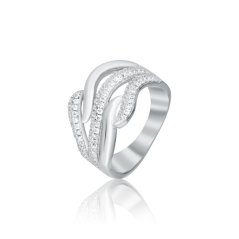 Strieborný prsteň JVD SVLR1326XE9BI54