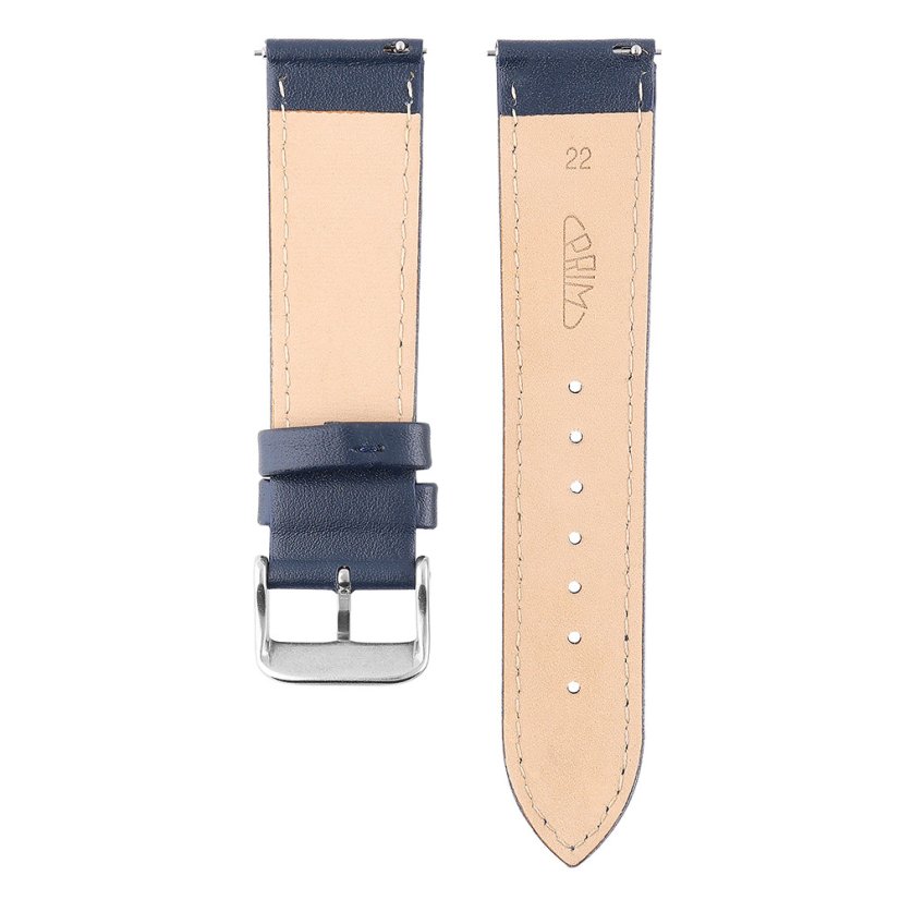 Kožený remienok na hodinky PRIM RB.15894 (22 mm) - tmavomodrý - RB.15894.2220.3232.L1