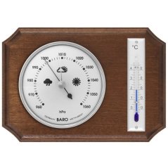 Barometer 8014B s teplomerom - strieborný - E16.4644.5070.006952